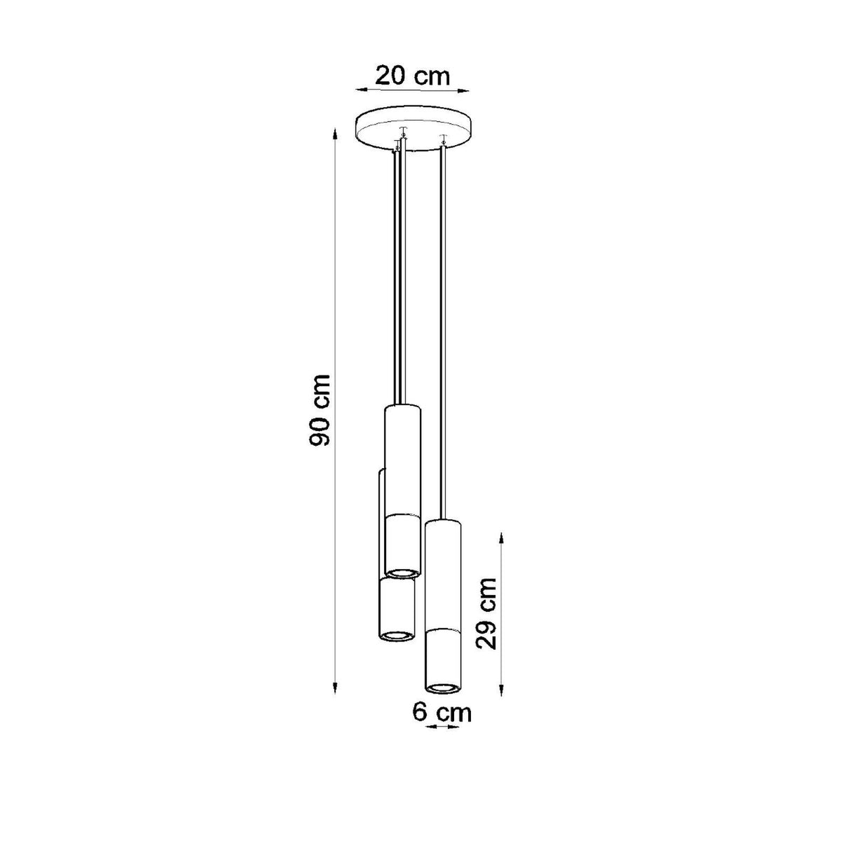 Lampe suspendue LOOPEZ 3P