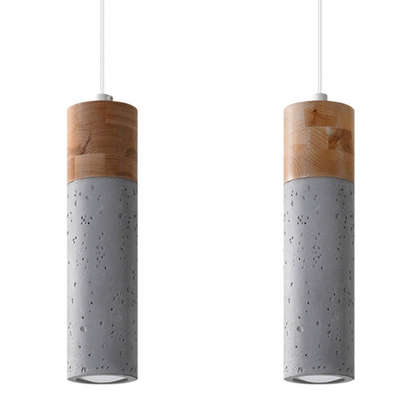 Lampe suspendue ZANE 2 gris