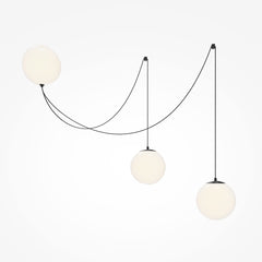 Twins Suspension luminaire noir