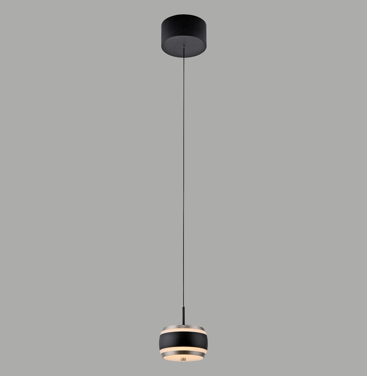 Suspension Pure Falling Rings noire, P 13 cm