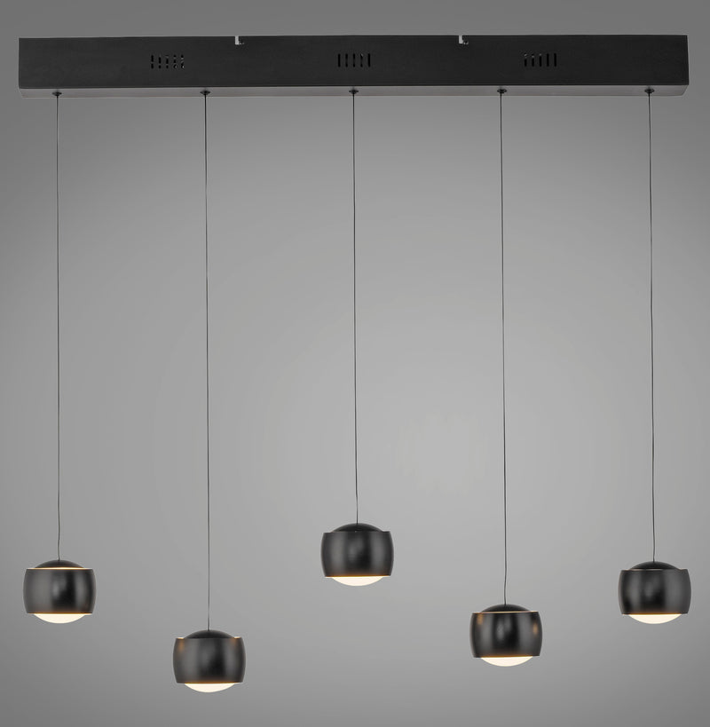 Suspension Ballini noire (15262-18)