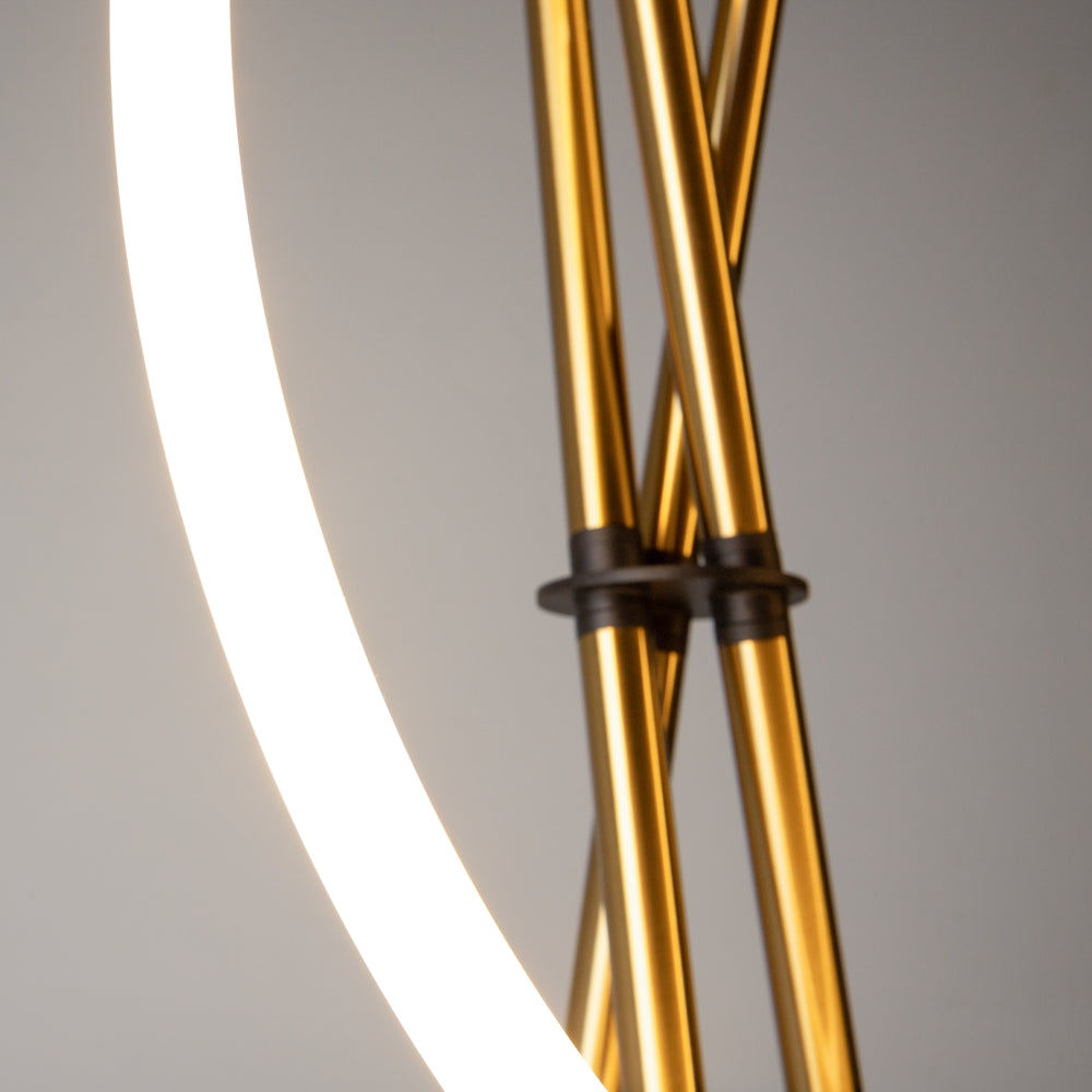 Crochet Lampadaire doré
