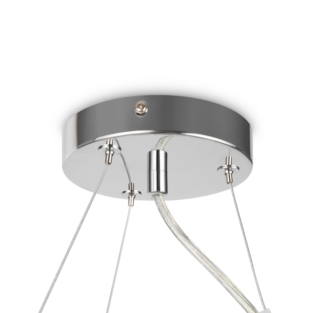 Dallas Suspension luminaire argenté
