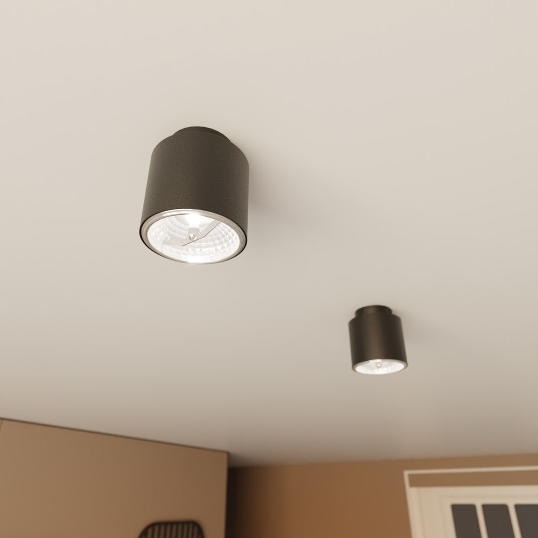 Plafonnier Nano 1 lumière noir