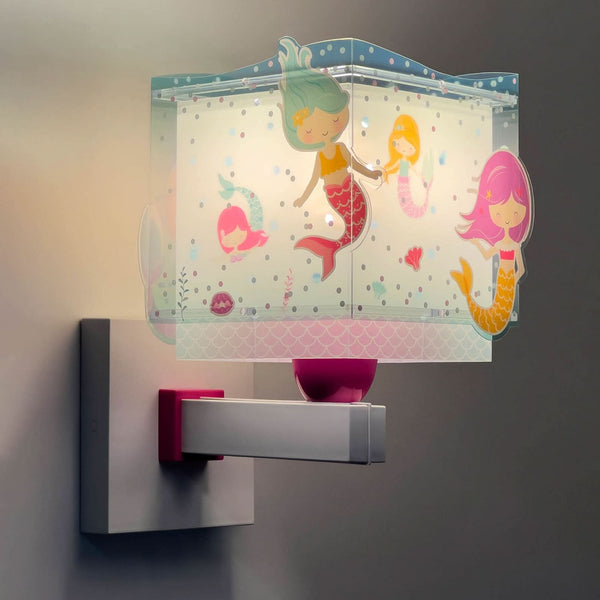 Applique murale Mermaids, hauteur 24,5 cm
