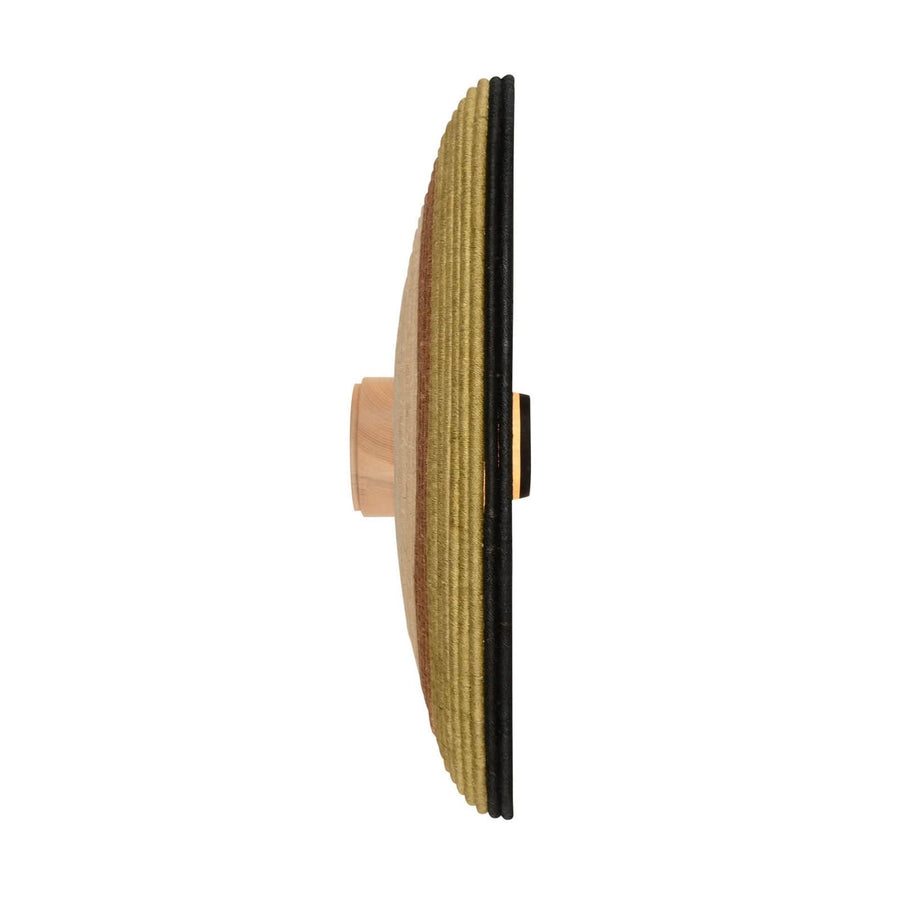Applique murale Grass L, vert et beige, Ø 80 cm