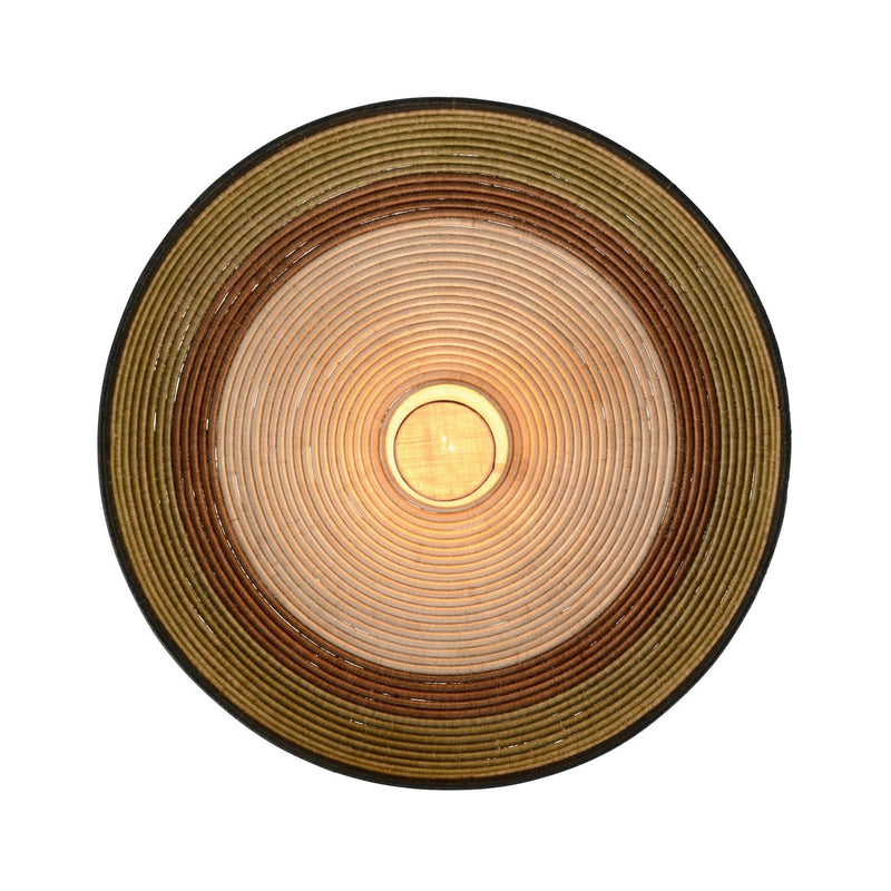 Applique murale Grass XL, vert et beige, Ø 100 cm