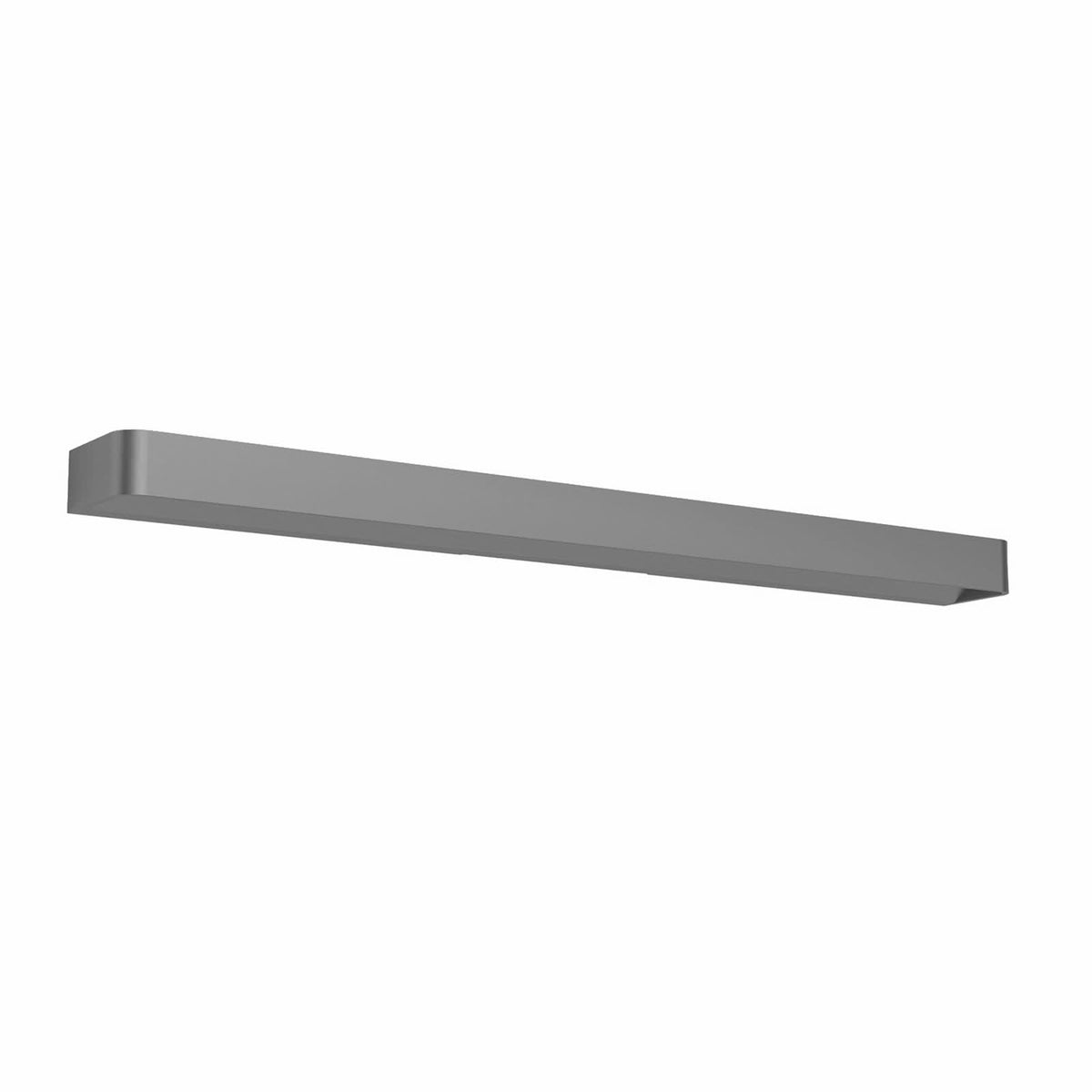 Applique murale LED Frame W4 2 en aluminium, graphite, hauteur 4,8 cm