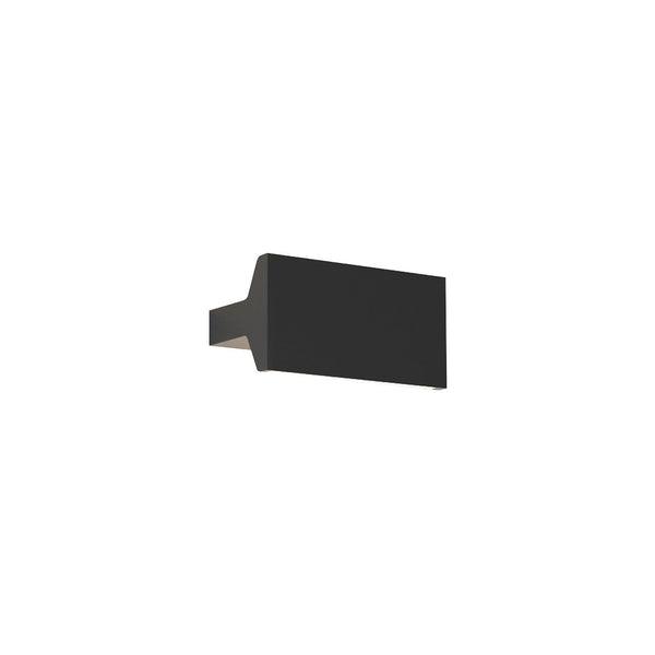Applique murale LED Ipe W1 en aluminium, noir mat, hauteur 9,5 cm, 3000 K