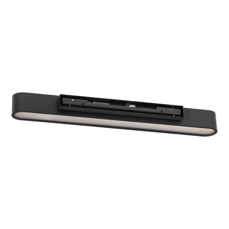Applique murale Soft en aluminium, graphite, hauteur 6 cm, 3000 K, 16 W