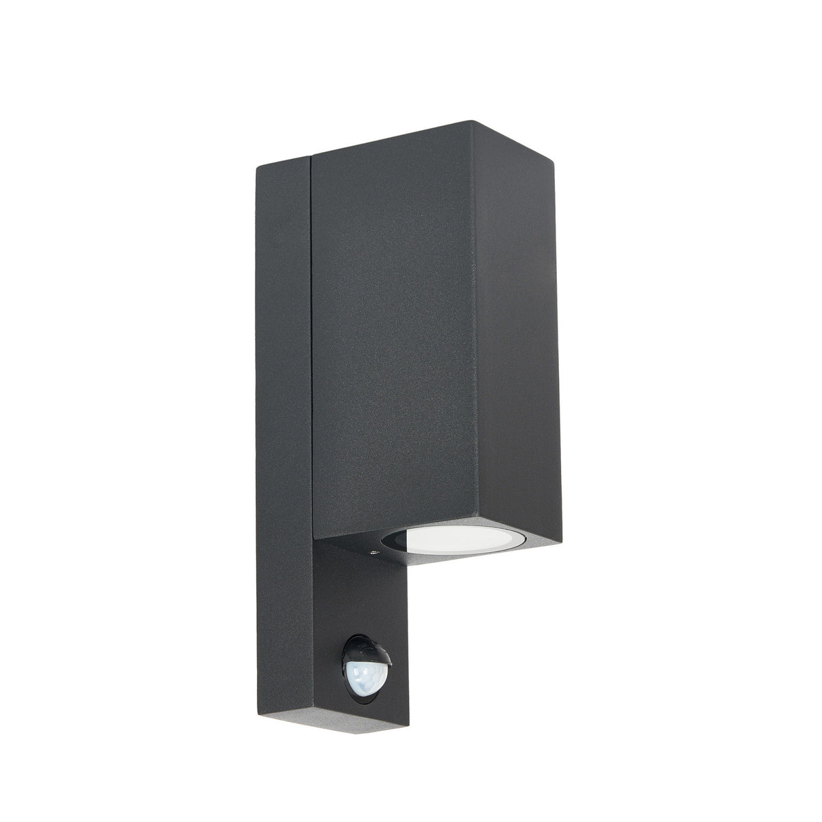 Applique d'extérieur Tetje en verre, noir, 2 lumières, hauteur 22,8 cm, IP65, 10 W, largeur 7 cm, modèle 2