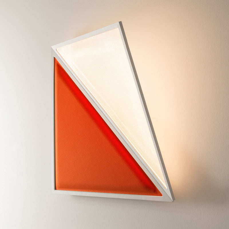 Applique murale LED Flexia, orange, hauteur 90,7 cm