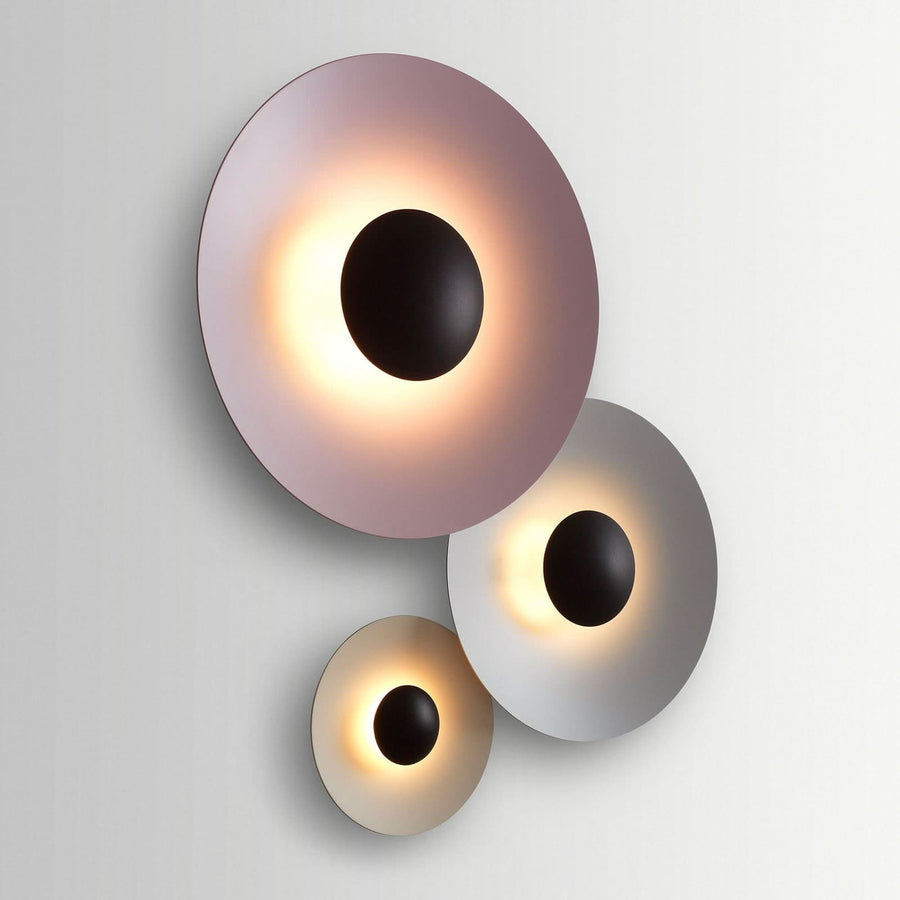 Applique murale LED Ginger 42C 42 en aluminium, sable, Ø 42 cm