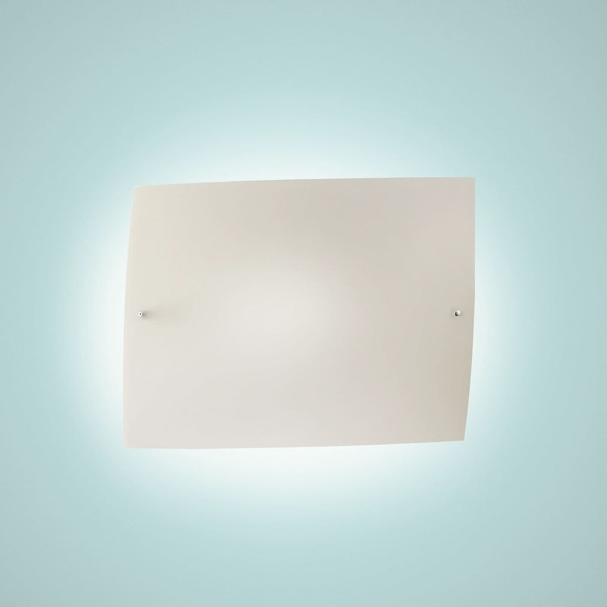 Applique murale Folio en verre, blanc, hauteur 38 cm