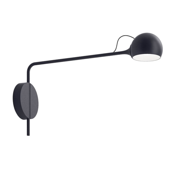 Applique murale LED Ixa en aluminium, anthracite, hauteur 28,5 cm