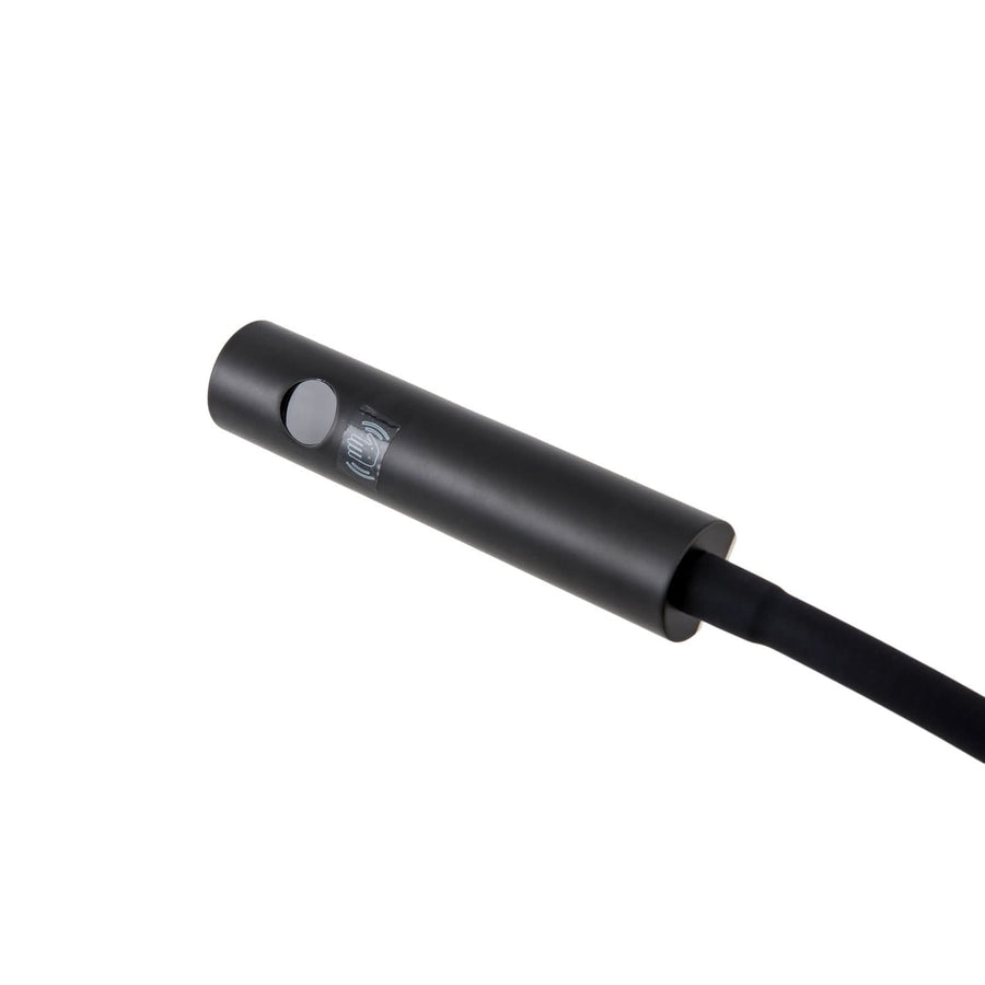 Applique murale LED Flexola en métal, noir, hauteur 58 cm