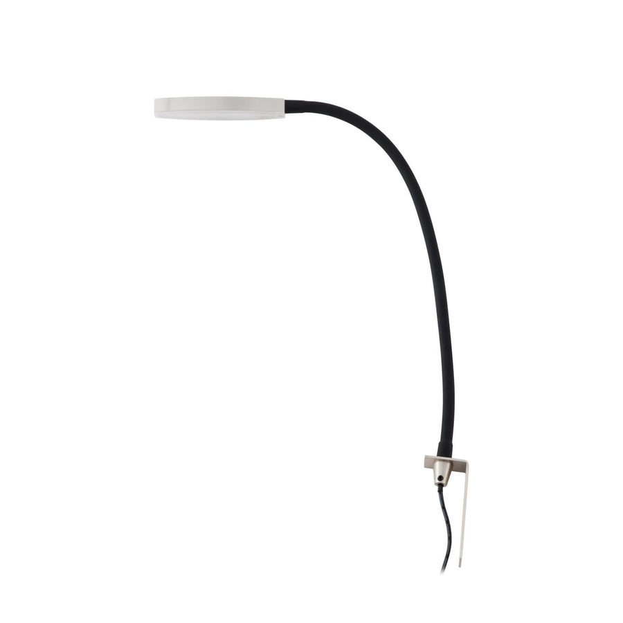 Applique murale LED Flexola en métal, nickel et noir, hauteur 58 cm, 3000 K, 4 W, largeur 3,5 cm, modèle 2