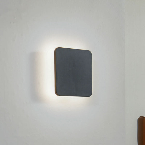 Applique murale LED Elrik en métal, noir, hauteur 22 cm