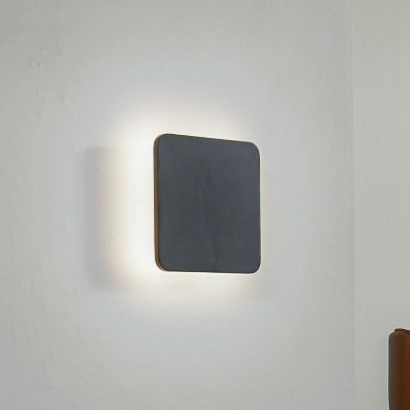 Applique murale LED Elrik en métal, noir, hauteur 22 cm