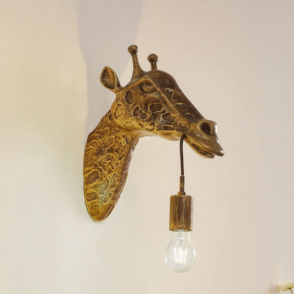 Applique murale Nirvathia en métal, laiton, hauteur 34,5 cm
