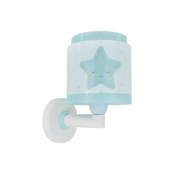 Applique murale Baby Dreams, bleu clair et blanc, hauteur 24 cm