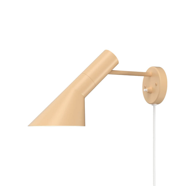 Applique murale AJ en acier, sable, hauteur 18 cm