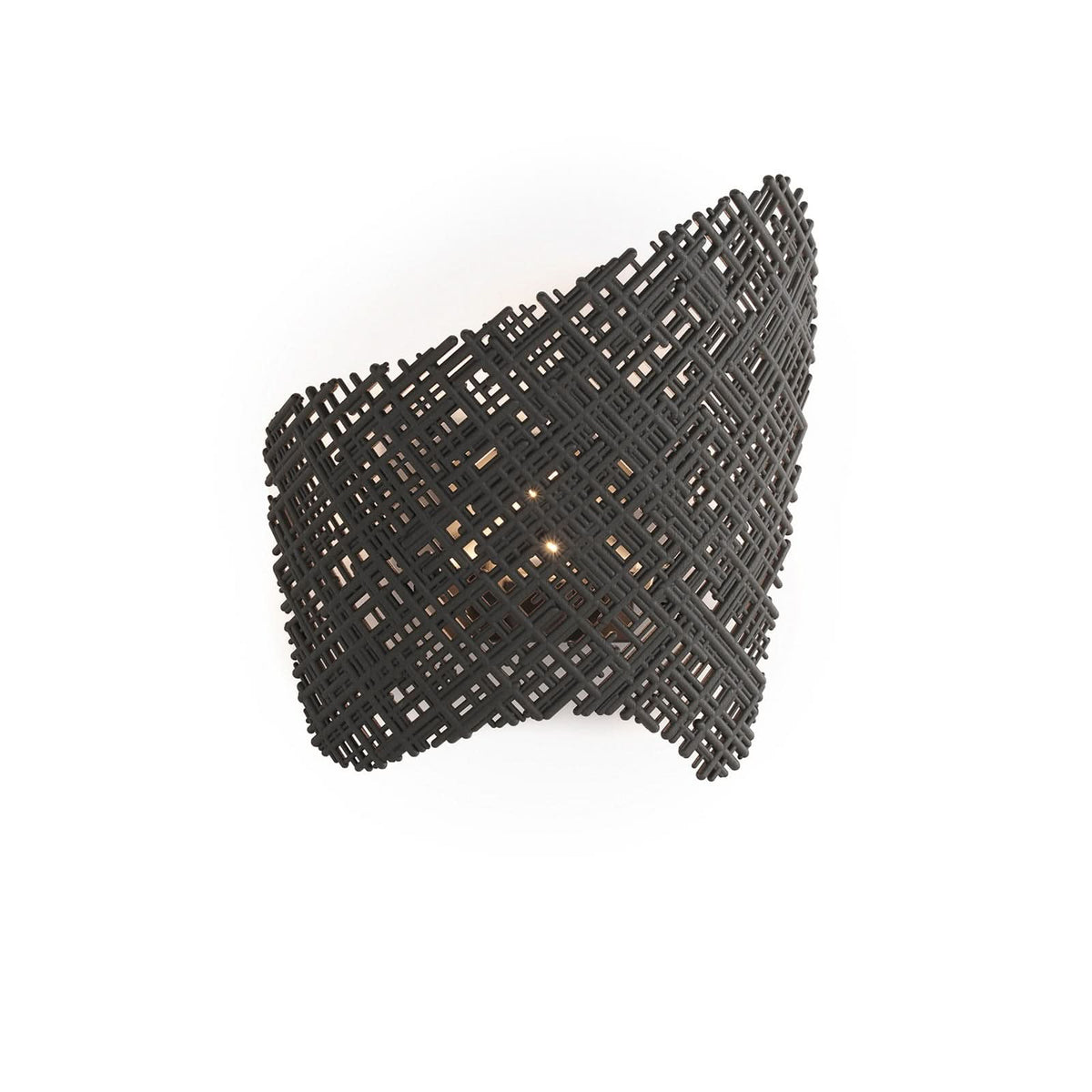 Applique murale Tea, anthracite, hauteur 33 cm