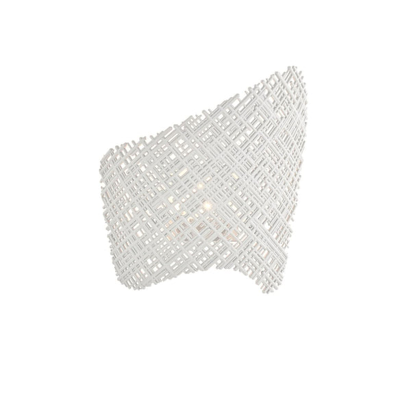 Applique murale Tea, blanc, hauteur 33 cm
