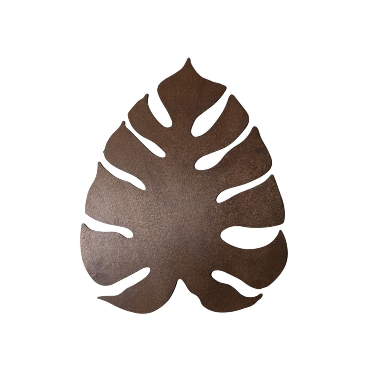 Applique murale Folah en bois, noyer, 3 lumières, hauteur 40 cm