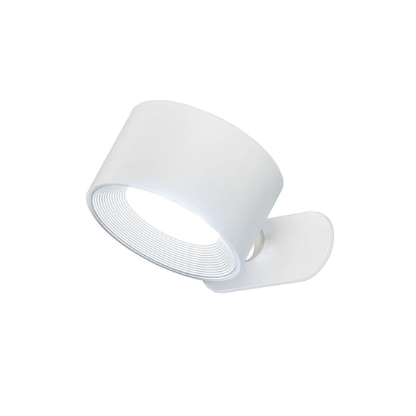 Applique murale LED rechargeable Magnetics, blanc, hauteur 4,5 cm