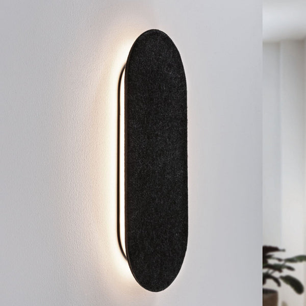 Applique murale LED Tulga, anthracite, hauteur 20 cm