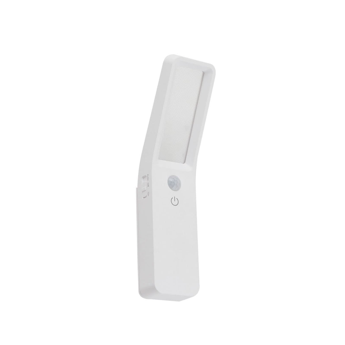 Applique murale LED rechargeable Taska, blanc mat et transparent, hauteur 18 cm