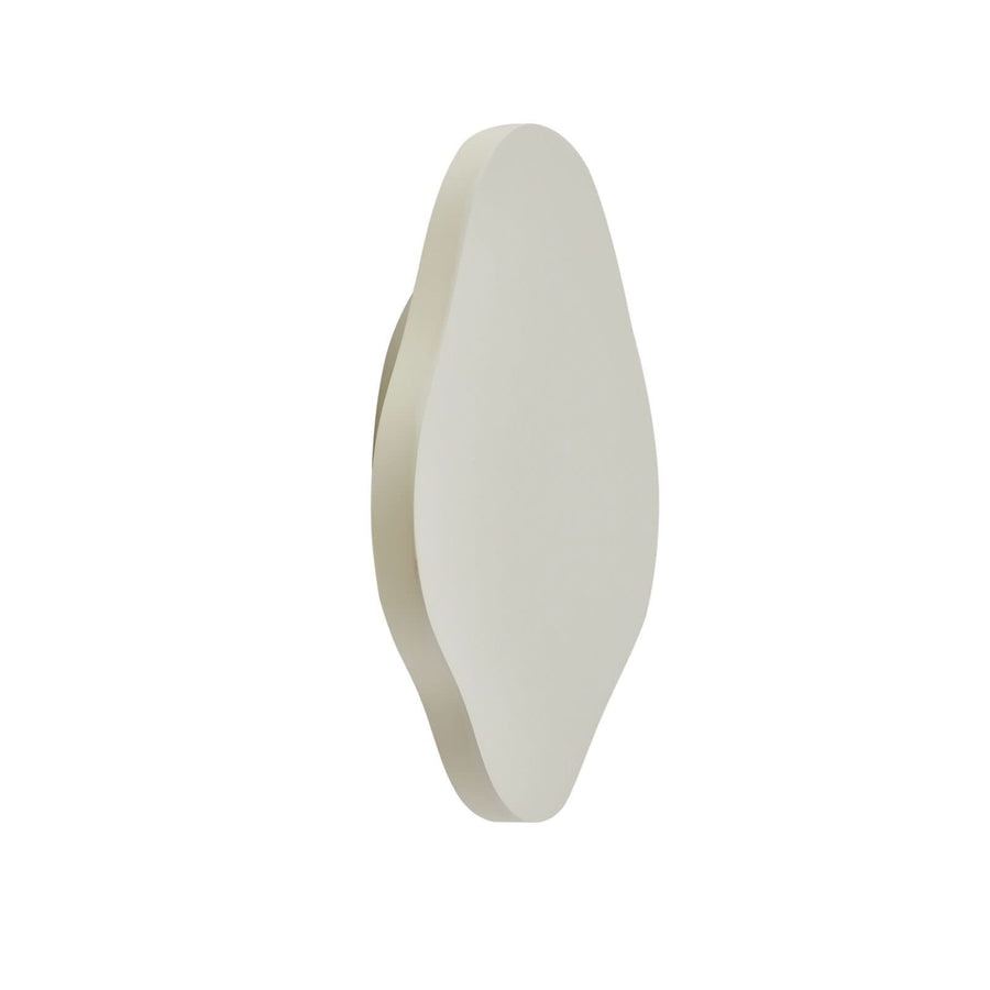 Applique murale LED Nielson en plâtre, beige, hauteur 30 cm