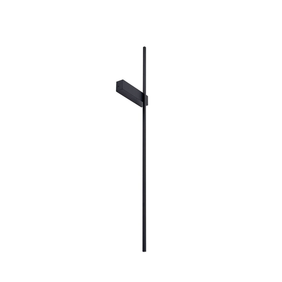 Applique murale LED Natsumi en aluminium, noir, hauteur 90 cm