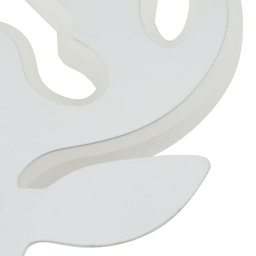 Applique murale LED en métal, blanc, hauteur 26 cm