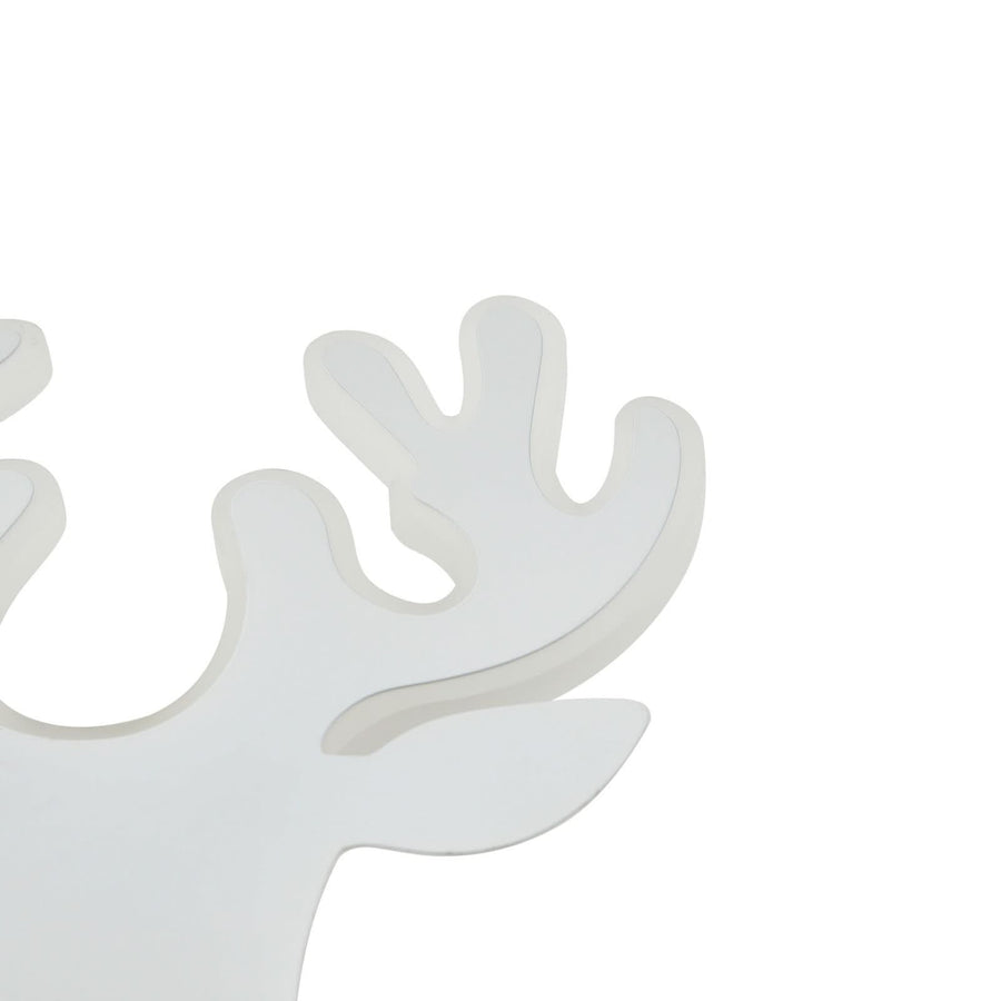 Applique murale LED en métal, blanc, hauteur 26 cm