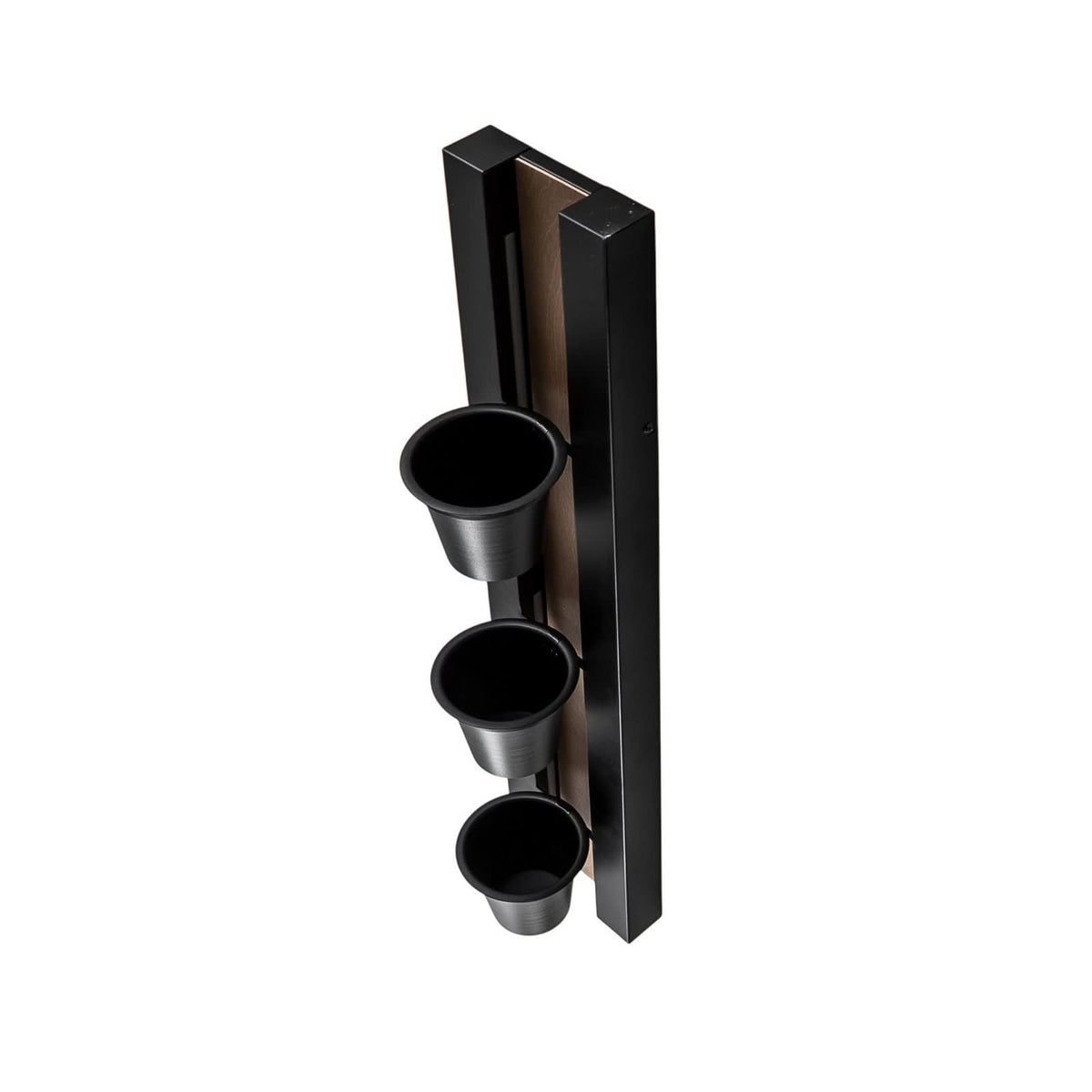 Applique murale LED Shelf en bois, noir, hauteur 90 cm