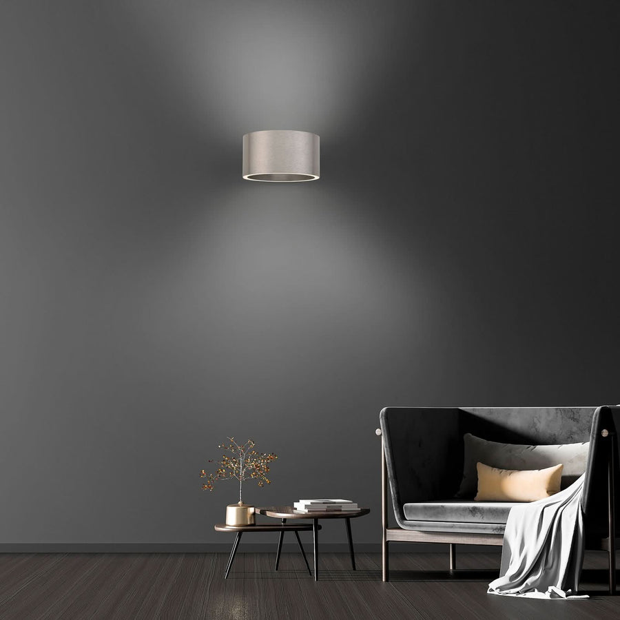 Applique murale LED Clipse en aluminium, Ø 15 cm