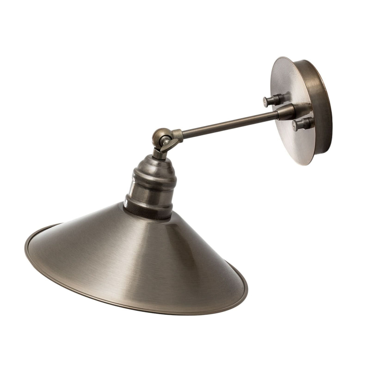 Applique murale Berceste N-664 en métal, doré patiné, hauteur 19 cm