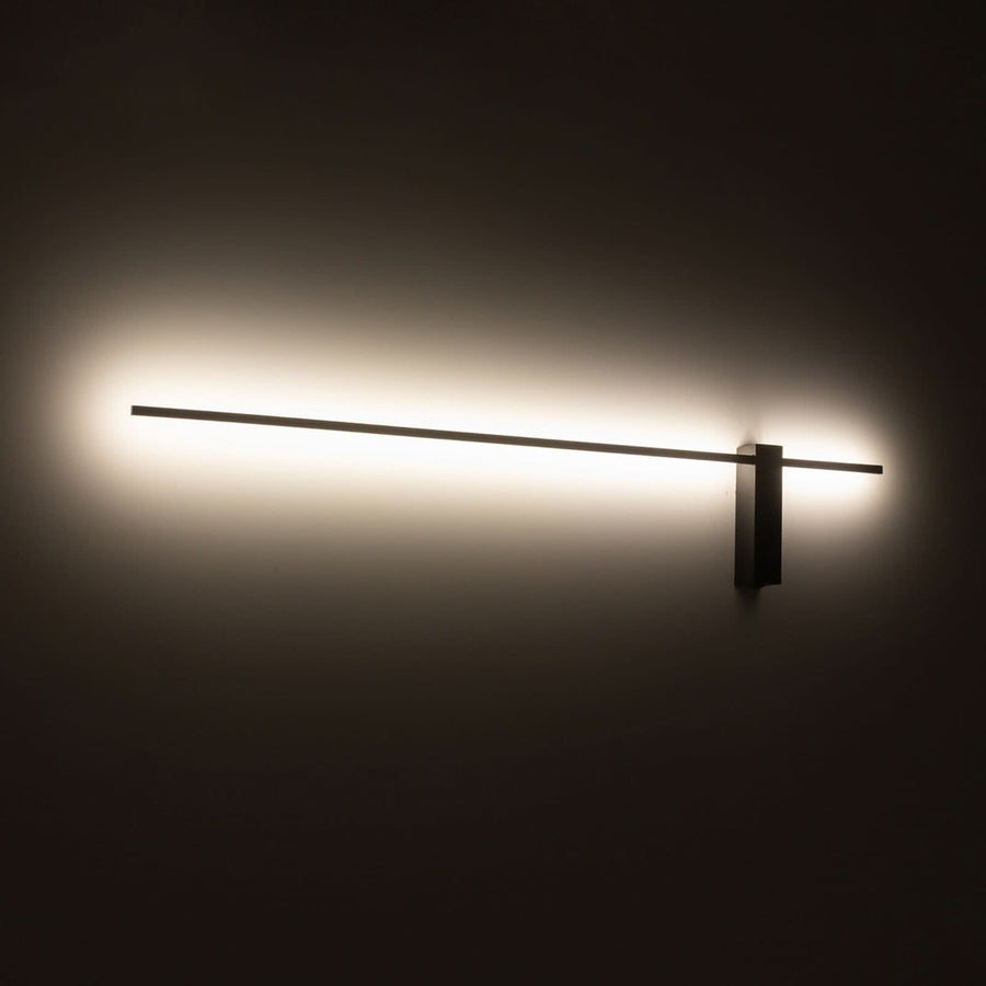 Applique murale LED Motifs L en aluminium, noir, hauteur 18 cm