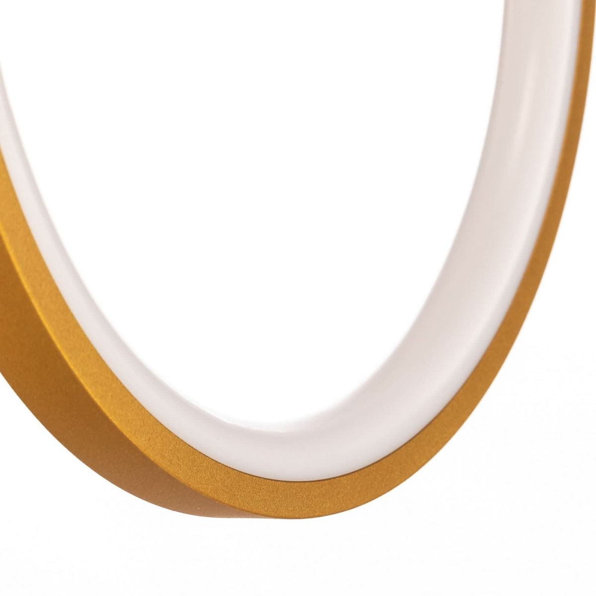 Applique murale LED 51298.4 en métal, laiton mat et blanc, hauteur 68 cm