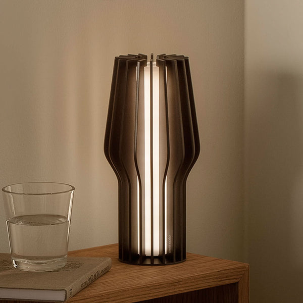 Lampe à poser d'extérieur LED rechargeable Radiant, noir, Ø 11 cm, IP44