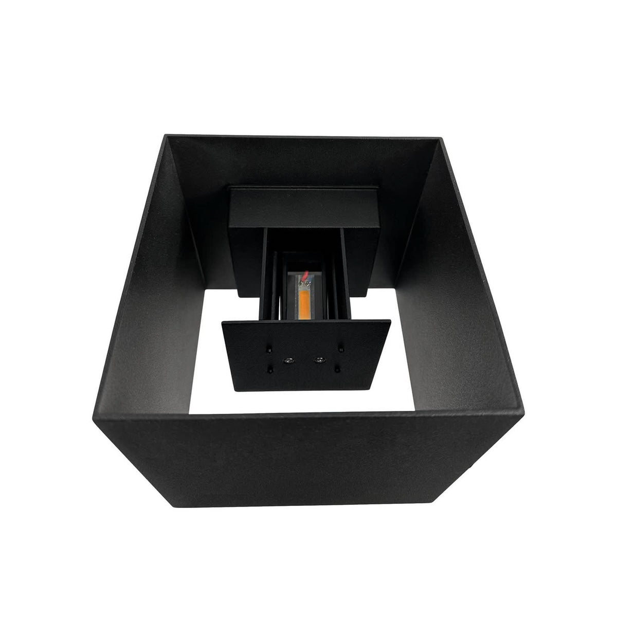 Applique d'extérieur LED Venus en aluminium, noir, 2 lumières, hauteur 15 cm, IP54