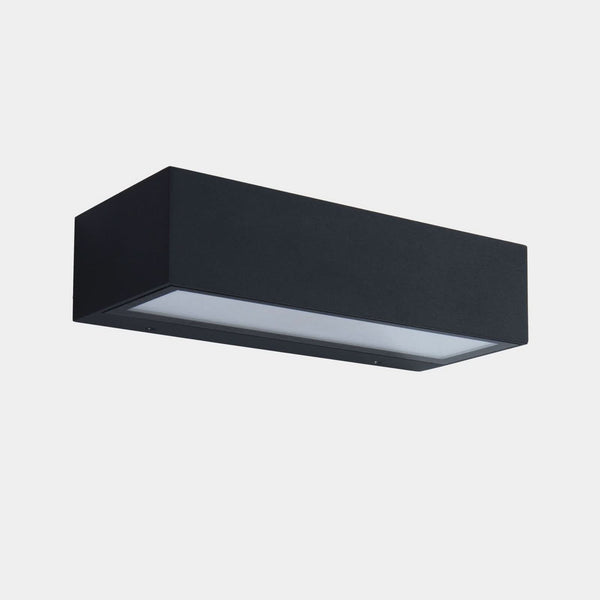 Applique d'extérieur LED Nemesis en aluminium, anthracite, hauteur 4,5 cm, IP65