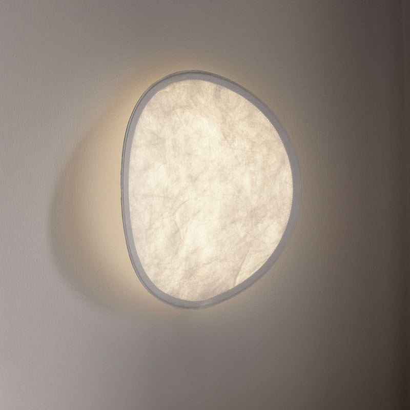 Applique murale LED Tense en aluminium, blanc, Ø 35 cm