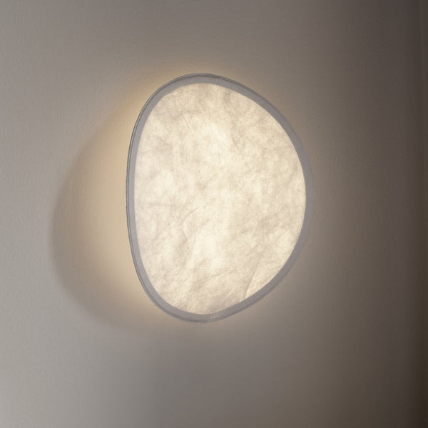 Applique murale LED Tense en aluminium, blanc, Ø 35 cm