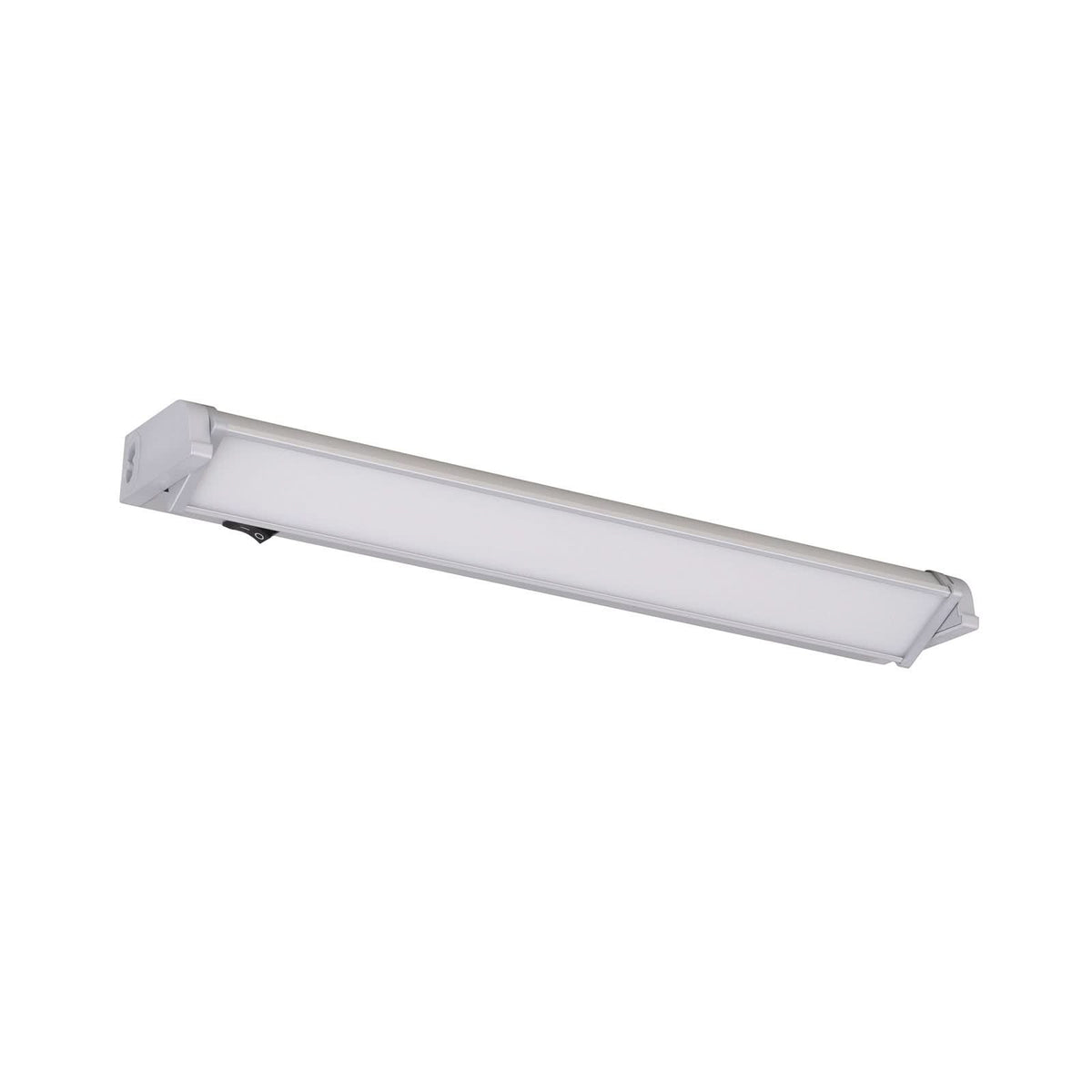 Applique murale LED 957010102 en aluminium, argenté et blanc