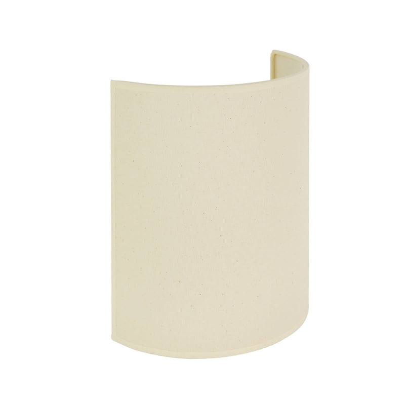 Applique murale Celine en tissu, beige structuré, hauteur 24 cm