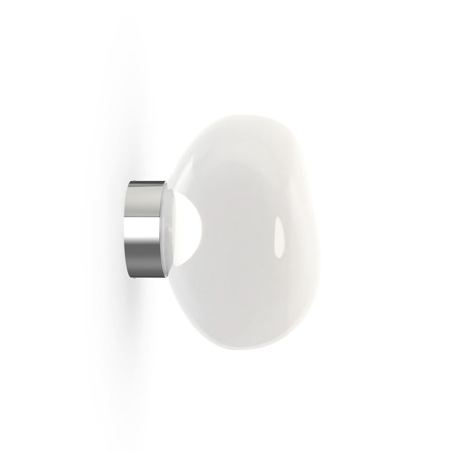 Applique murale LED Melt, chromé, Ø 29 cm