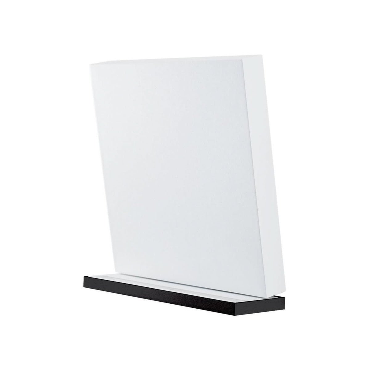 Applique murale LED en aluminium, noir et blanc, hauteur 24,8 cm